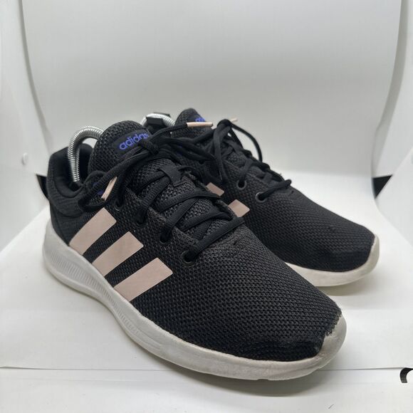 Adidas Womens Lite Racer CLN 2.0 GZ2818 Black Running Shoes Sneakers Size 8.5 - Picture 1 of 14